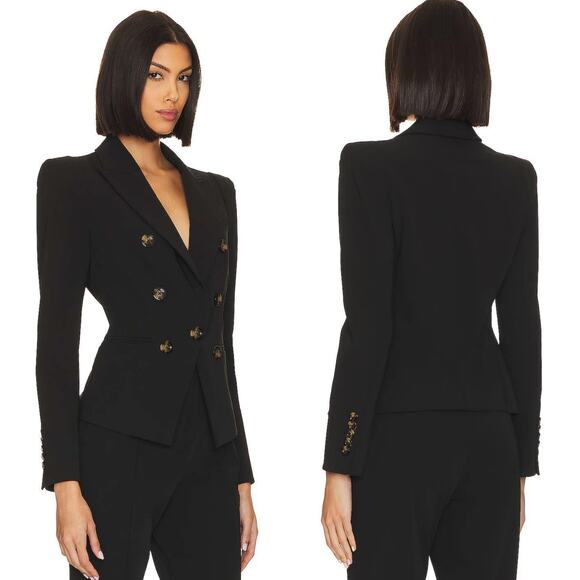 Veronica Beard Zuna Dickey Jacket Blazer in Black Size 10 Medium - Picture 3 of 15